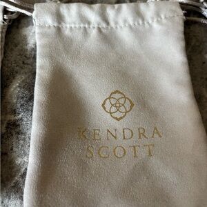 New Lot of 7 Kendra Scott Jewelry Fabric Dust Bag Soft Cloth NO JEWELRY INCLUDED
